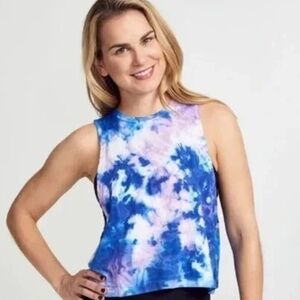 Spiritual Gangster Supernova Tie-Dye Seamless Tank Top Size XS/S